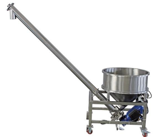 移動u型螺旋上料機視頻-螺旋提升機